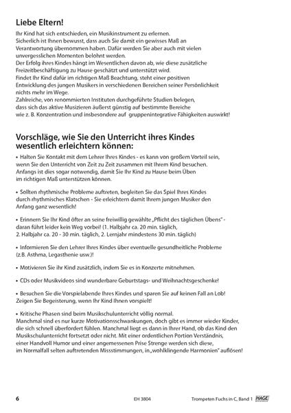 Produktbild: Trompeten Fuchs f&uuml;r Posaunenchor, Band 1
