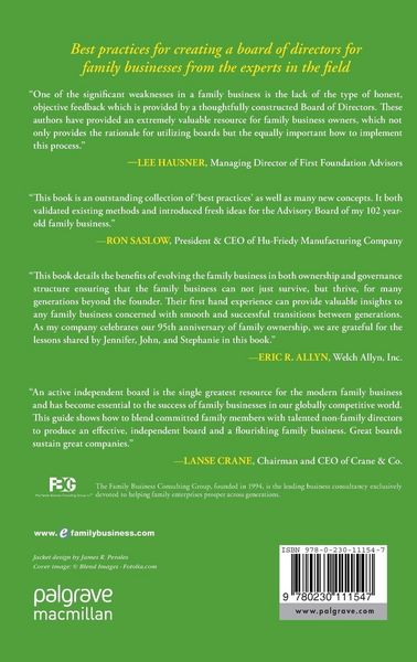 Produktbild: Building a Successful Family Business Board