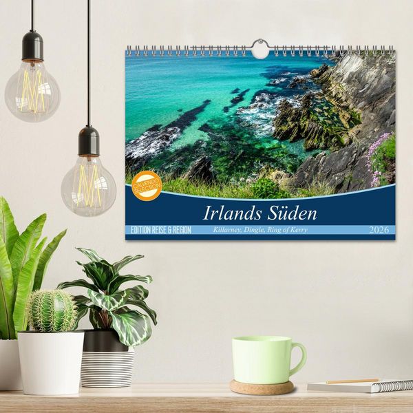 Produktbild: Irlands fanzinierender S&uuml;den (Wandkalender 2026 DIN A4 quer), CALVENDO Monatskalender