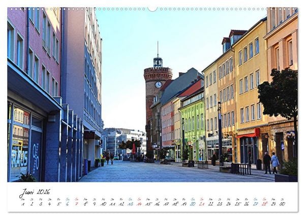 Produktbild: Cottbusser Ansichten (Wandkalender 2026 DIN A2 quer), CALVENDO Monatskalender