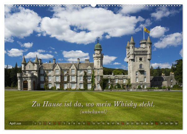 Produktbild: Whisky-Spr&uuml;che (hochwertiger Premium Wandkalender 2026 DIN A2 quer), Kunstdruck in Hochglanz