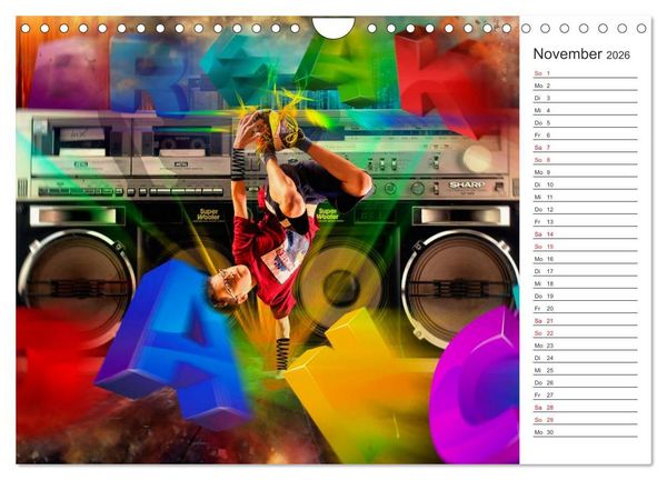 Produktbild: Break Dance (Wandkalender 2026 DIN A4 quer), CALVENDO Monatskalender