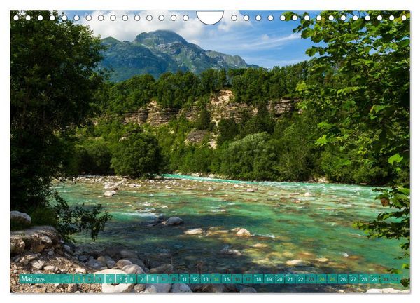 Produktbild: Reise durch das Soca-Tal - Unterwegs im sch&ouml;nen Slowenien (Wandkalender 2026 DIN A4 quer), CALVENDO Monatskalender