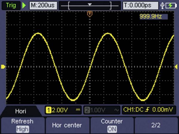 Produktbild: VOLTCRAFT DSO-2072H Hand-Oszilloskop 70 MHz 2-Kanal 250 MSa/s 8 kpts 8 Bit Handger&auml;t, Funktionsgenerator, Multimeter-Funktionen 1 St.