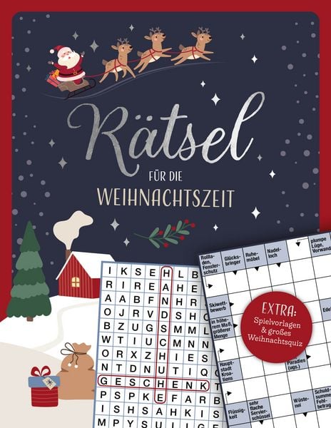 Produktbild: R&auml;tsel f&uuml;r die Weihnachtszeit I R&auml;tselbuch f&uuml;r Erwachsene