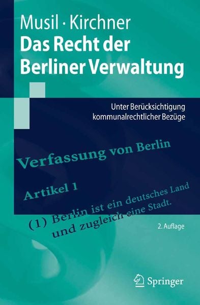 Produktbild: Das Recht der Berliner Verwaltung
