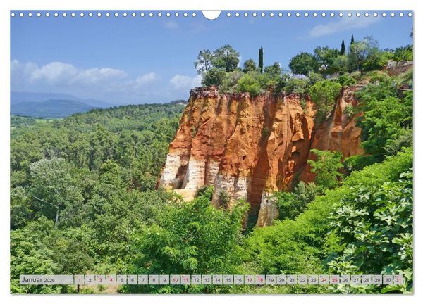 Produktbild: Spaziergang durch Roussillon (Wandkalender 2026 DIN A3 quer), CALVENDO Monatskalender