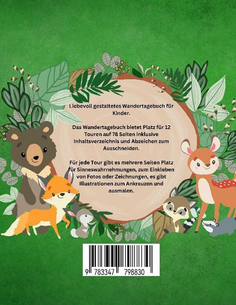 Produktbild: Wandertagebuch Stadtwald f&uuml;r Kinder Wanderbuch