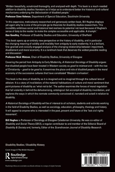 Produktbild: A Historical Sociology of Disability