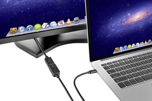 Produktbild: Renkforce USB-C&reg; / DisplayPort Adapterkabel USB-C&reg; Stecker, DisplayPort Stecker 1.80 m Schwarz RF-4538166 USB-C&reg;-Displaykabel