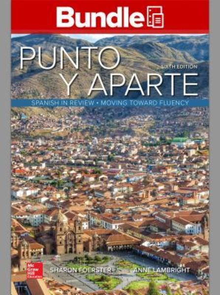 Gen Combo Looseleaf Punto Y Aparte; Connect Access Card, Sonstige von Sharon W. Foerster, McGraw Hill LLC, 978-1-260-69326-3