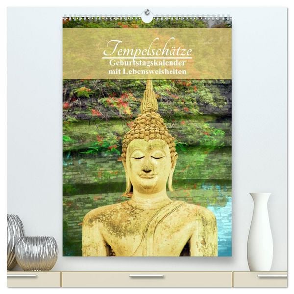 Produktbild: Tempelsch&auml;tze (hochwertiger Premium Wandkalender 2026 DIN A2 hoch), Kunstdruck in Hochglanz