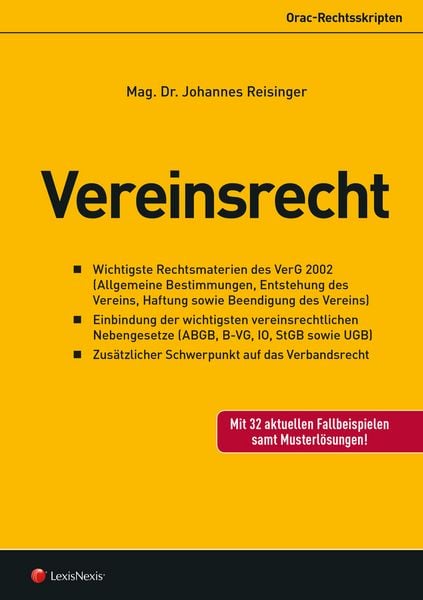 Produktbild: Vereinsrecht