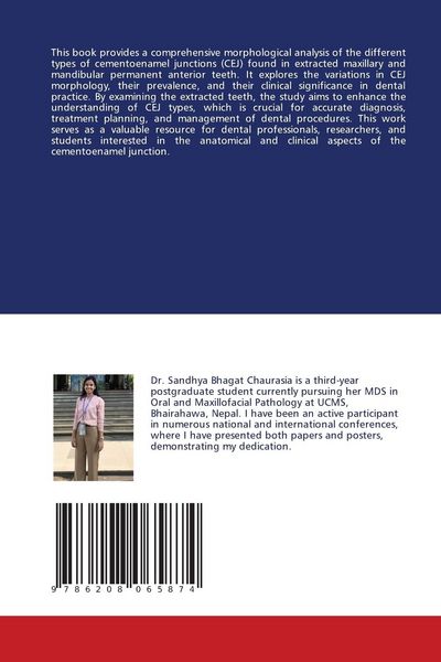 Produktbild: Comprehensive Morphological Analysis of Cementoenamel Junction Types