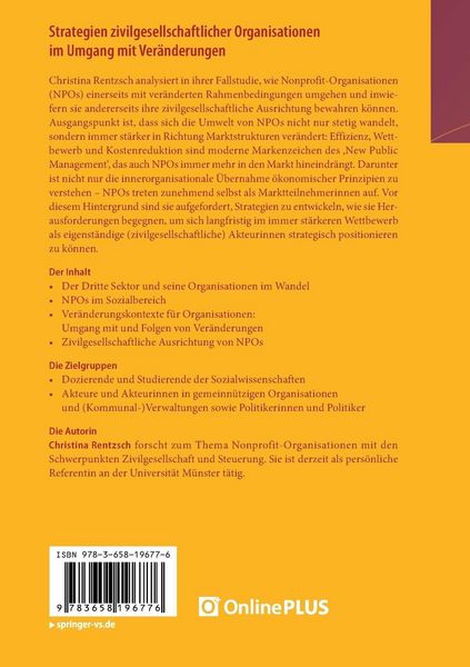 Produktbild: Strategien zivilgesellschaftlicher Organisationen im Umgang mit Ver&auml;nderungen