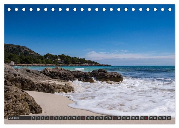Produktbild: Cala Ratjada Kalender (Tischkalender 2026 DIN A5 quer), CALVENDO Monatskalender