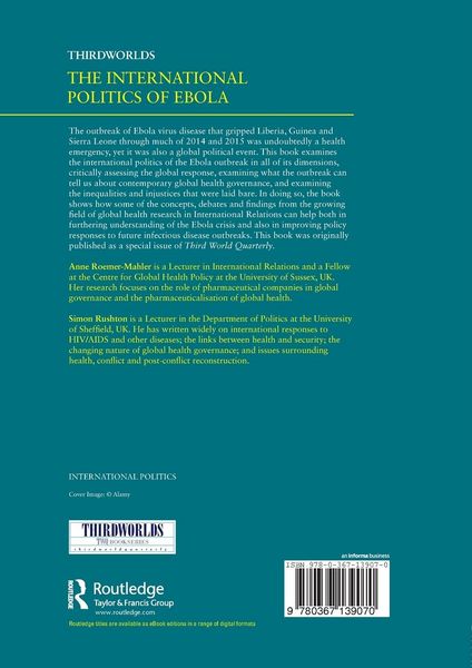 Produktbild: The International Politics of Ebola