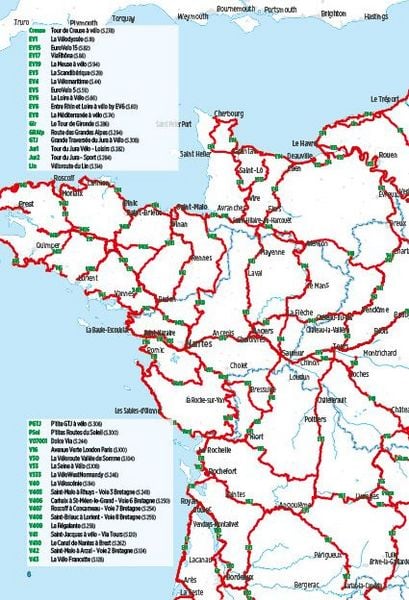 Produktbild: Radfernwege Frankreich