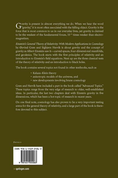 Produktbild: Einstein's General Theory of Relativity