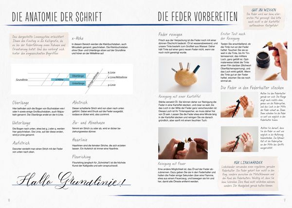 Produktbild: Grundlagenwerkstatt: Grundlagen der Kalligrafie