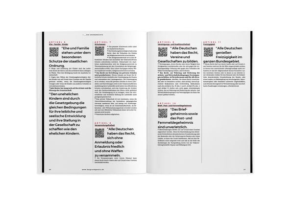 Produktbild: Das Grundgesetz als Magazin - Ausgabe 2020