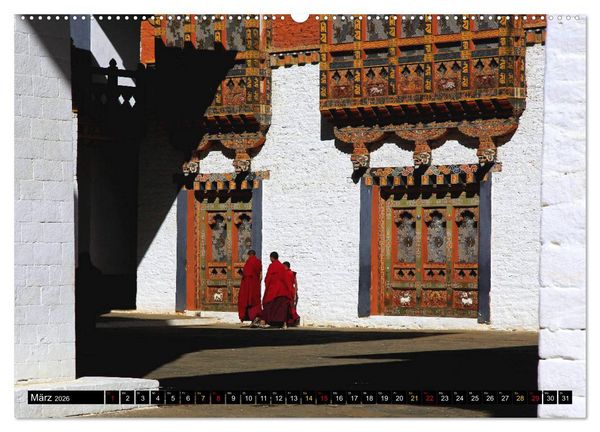 Produktbild: K&ouml;nigreich Bhutan - Juwel am Himalaya (Wandkalender 2026 DIN A2 quer), CALVENDO Monatskalender