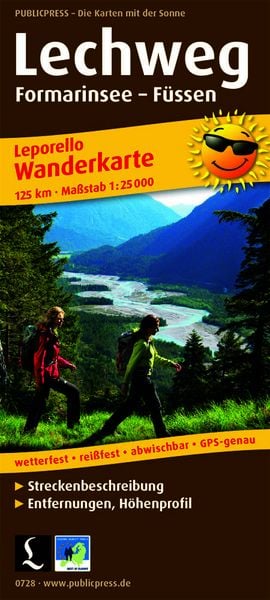 Lechweg, Formarinsee - Füssen 1:25 000, Sonstige von , KOMPASS freytag und berndt, 9783899207286