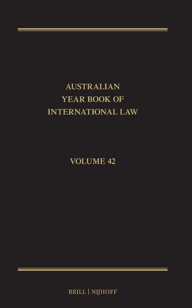 Produktbild: The Australian Year Book of International Law