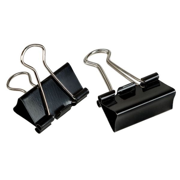 Produktbild: Idena Vielzweckklammern schwarz 32mm 4 St&uuml;ck H&auml;ngebox