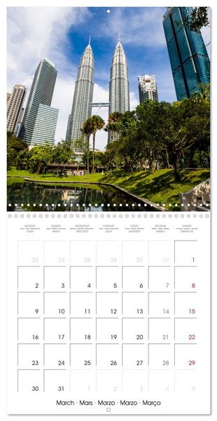 Produktbild: Kuala Lumpur simply adorable (Wall Calendar 2026 12 &times; 12 Inch) CALVENDO 12 Month Wall Calendar