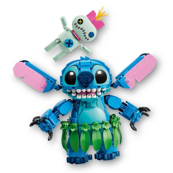 Produktbild: LEGO ǀ Disney 43296 Stitch und Scrump, Bauset, Spielzeuge aus LEGO Steinen f&uuml;r Kinder ab 9 Jahren