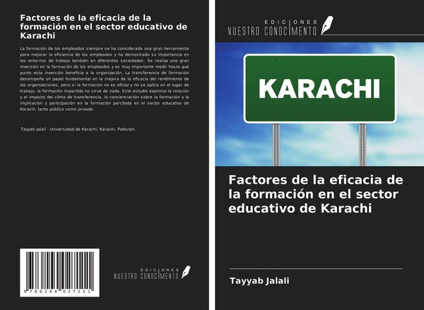 Produktbild: Factores de la eficacia de la formaci&oacute;n en el sector educativo de Karachi