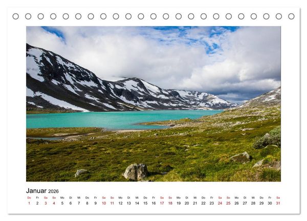 Produktbild: Norwegen - Faszination Fjordland (Tischkalender 2026 DIN A5 quer), CALVENDO Monatskalender