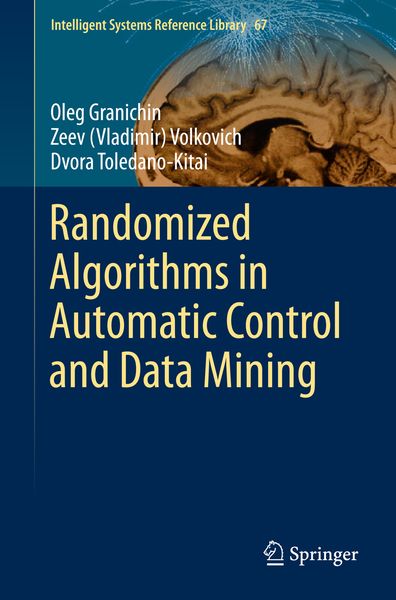 Produktbild: Randomized Algorithms in Automatic Control and Data Mining