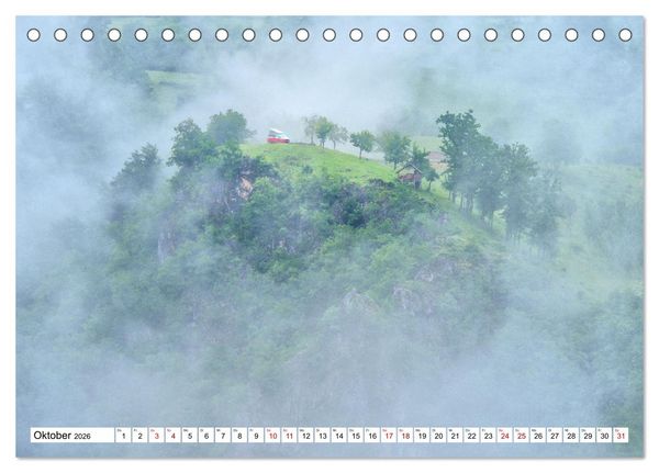 Produktbild: Abenteuer Camping Balkan (Tischkalender 2026 DIN A5 quer), CALVENDO Monatskalender