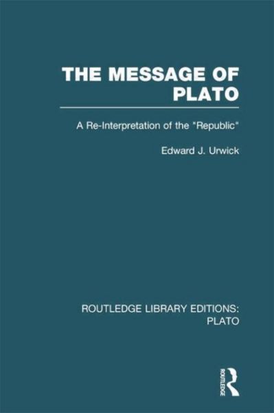 Produktbild: The Message of Plato (RLE: Plato)