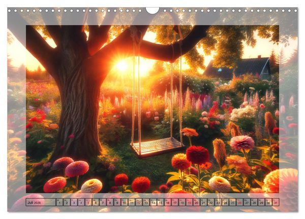 Produktbild: Heile Welt - Momente des Friedens und der Harmonie (Wandkalender 2026 DIN A3 quer), CALVENDO Monatskalender