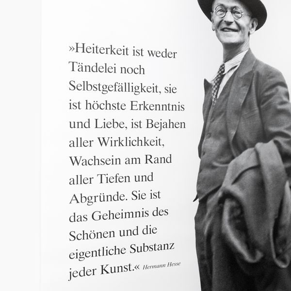 Produktbild: Poster Hermann Hesse &raquo;Lebensgro&szlig;&laquo;