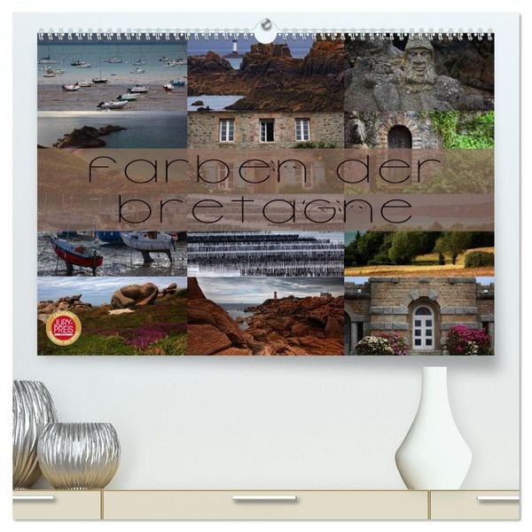 Produktbild: Farben der Bretagne (hochwertiger Premium Wandkalender 2026 DIN A2 quer), Kunstdruck in Hochglanz