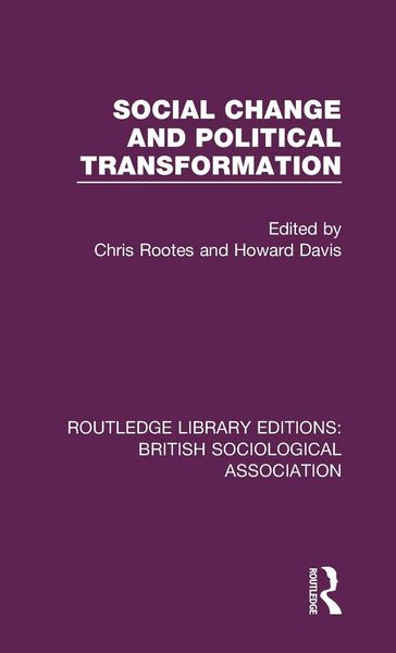 Produktbild: Social Change and Political Transformation