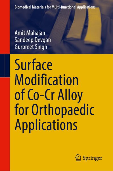 Produktbild: Surface Modification of Co&ndash;Cr Alloy for Orthopaedic Applications