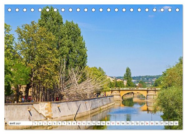 Produktbild: Nancy et Metz &ndash; Tr&eacute;sors uniques en Lorraine (Calendrier de bureau 2027 DIN A5 vertical), CALVENDO calendrier mensuel
