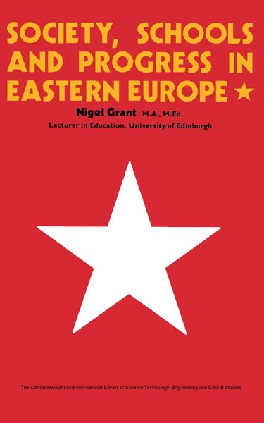 Produktbild: Society, Schools and Progress in Eastern Europe