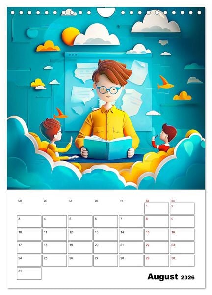 Produktbild: Traumjobs von Morgen - Der Zukunfts-Planer f&uuml;r gro&szlig;e Tr&auml;ume (Wandkalender 2026 DIN A4 hoch), CALVENDO Monatskalender