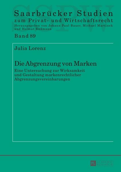 Produktbild: Die Abgrenzung von Marken