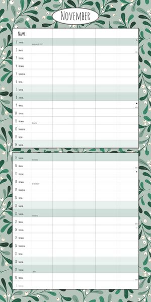 Produktbild: Familienplaner Deluxe 2026 - Broschürenkalender 30x30 cm (30x60 geöffnet) - Kalender mit Platz für Notizen - 5 Spalten - Bildkalender - Wandkalender