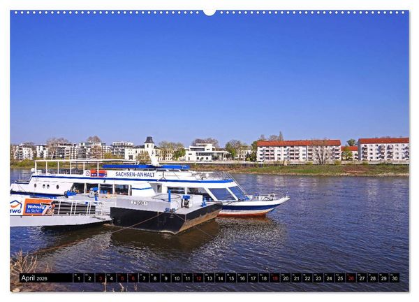 Produktbild: Fr&uuml;hling in Magdeburg (hochwertiger Premium Wandkalender 2026 DIN A2 quer), Kunstdruck in Hochglanz