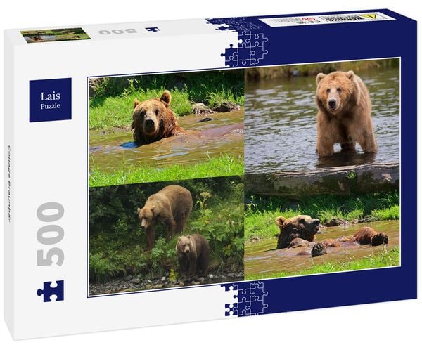 Lais Puzzle Collage Braunbär 500 Teile
