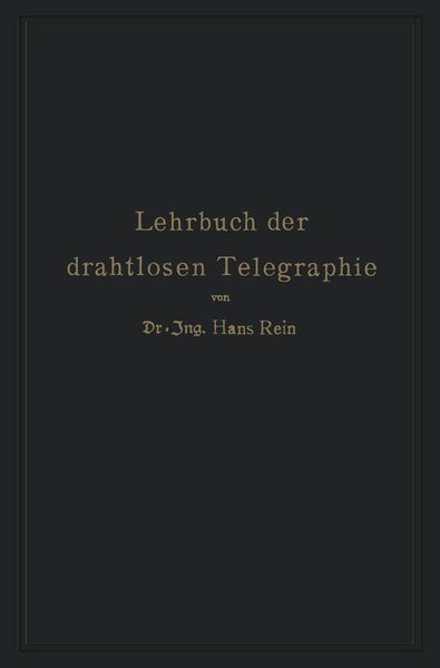 Produktbild: Lehrbuch der drahtlosen Telegraphie