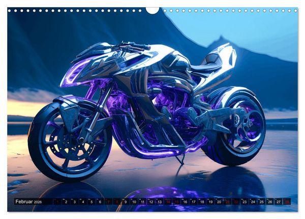 Produktbild: Dream Bikes - Motorr&auml;der aus der Zukunft (Wandkalender 2026 DIN A3 quer), CALVENDO Monatskalender